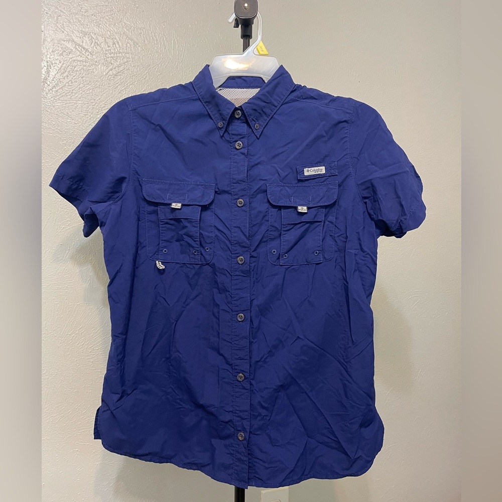 Columbia PFG Navy Shirt
